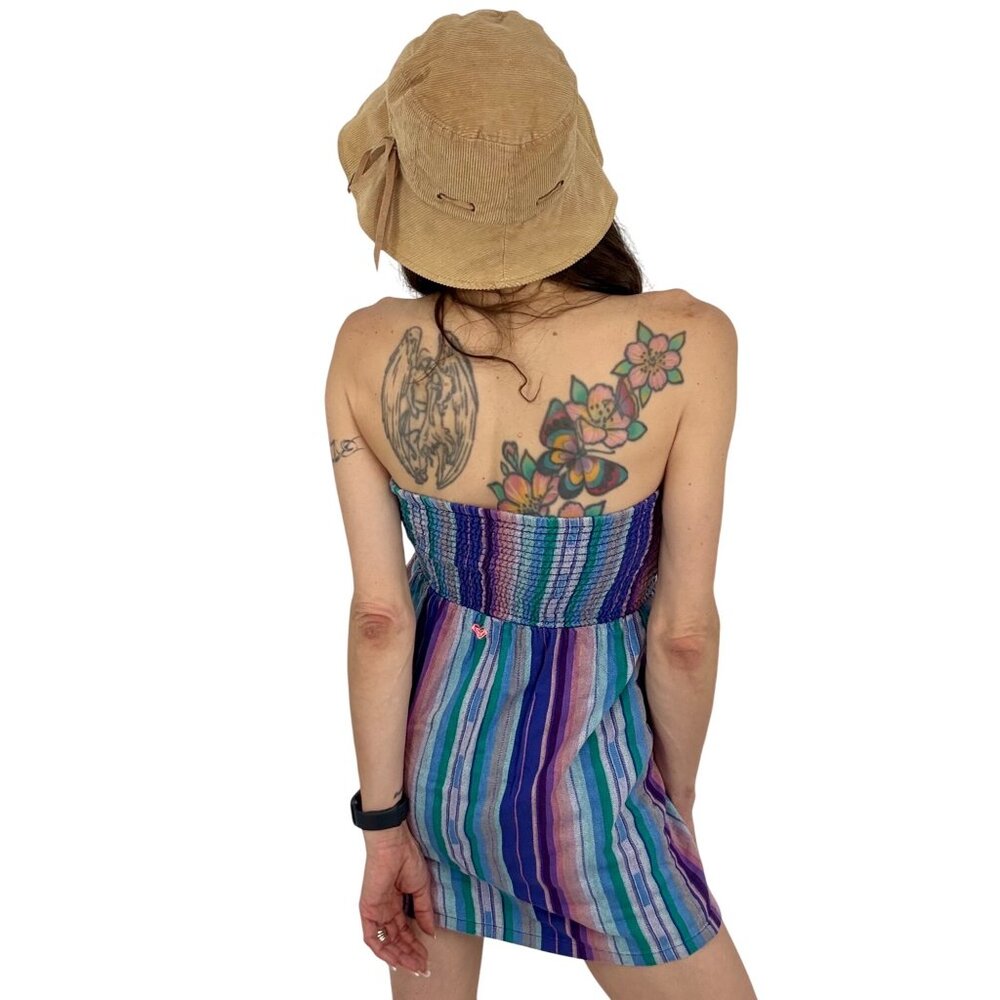 Vintage Y2K Tan Corduroy Bucket Hat 100% Cotton Indie Boho Retro 90s Streetwear - Picture 9 of 16